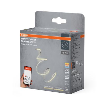 Osram - SMART+ COB taśma LED 3 m ściemnialna, 14 W, 230 V, 2700–6500 K, Wi‑Fi