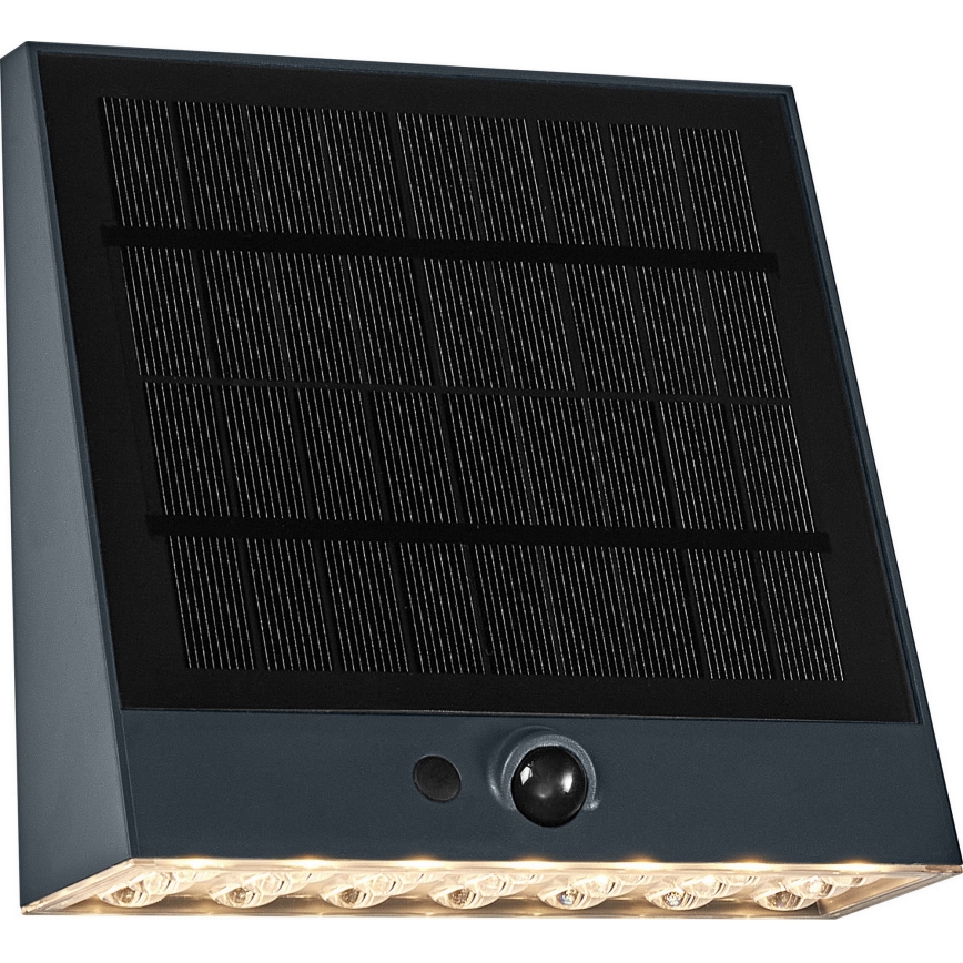 Osram - Kinkiet solarny LED z czujnikiem ENDURA STYLE LED/10,2W/4,2V 2000 mAh IP54 antracyt