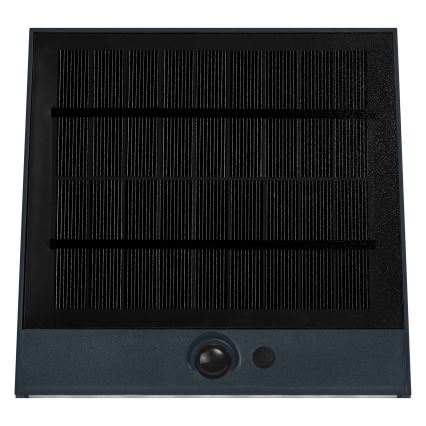 Osram - Kinkiet solarny LED z czujnikiem ENDURA STYLE LED/10,2W/4,2V 2000 mAh IP54 antracyt