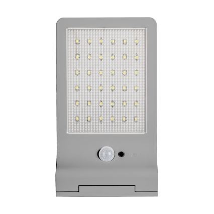 Osram - Solarny kinkiet ścienny LED z czujnikiem DOORLED LED/3W/3,3V 2000 mAh IP44 srebrny