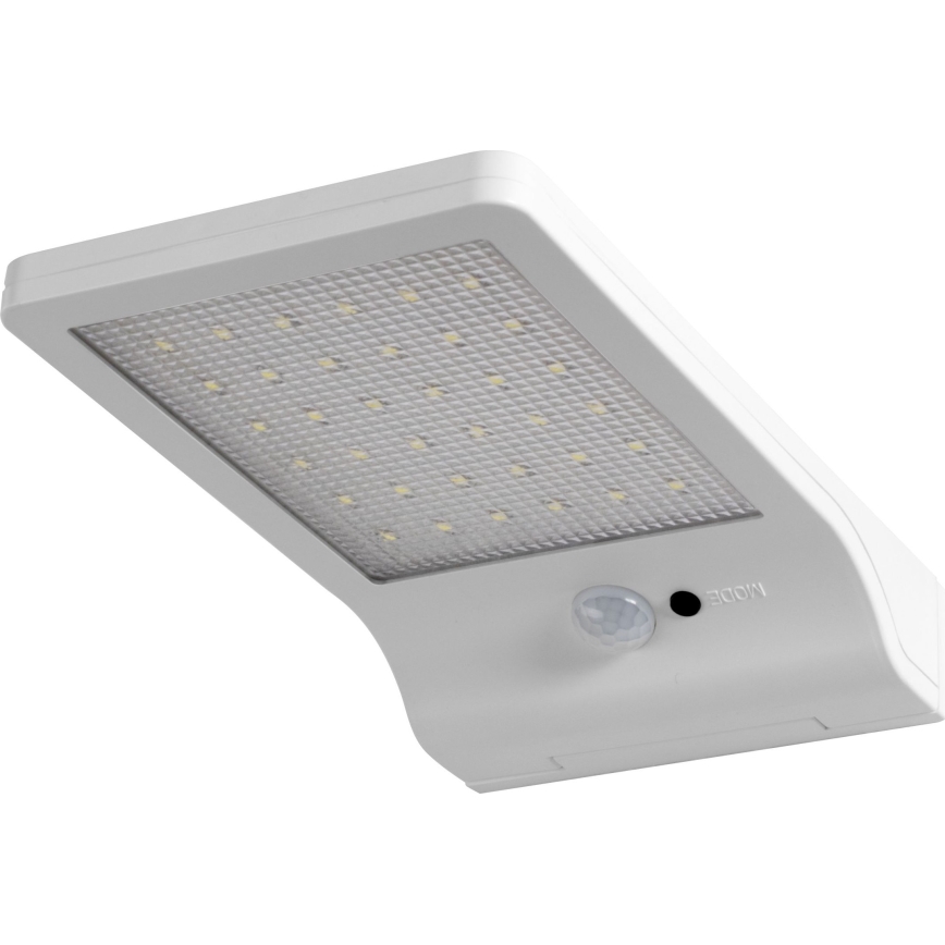 Osram - solarny kinkiet ścienny z czujnikiem DOORLED LED/3W/3,3V 2000 mAh IP44 biały