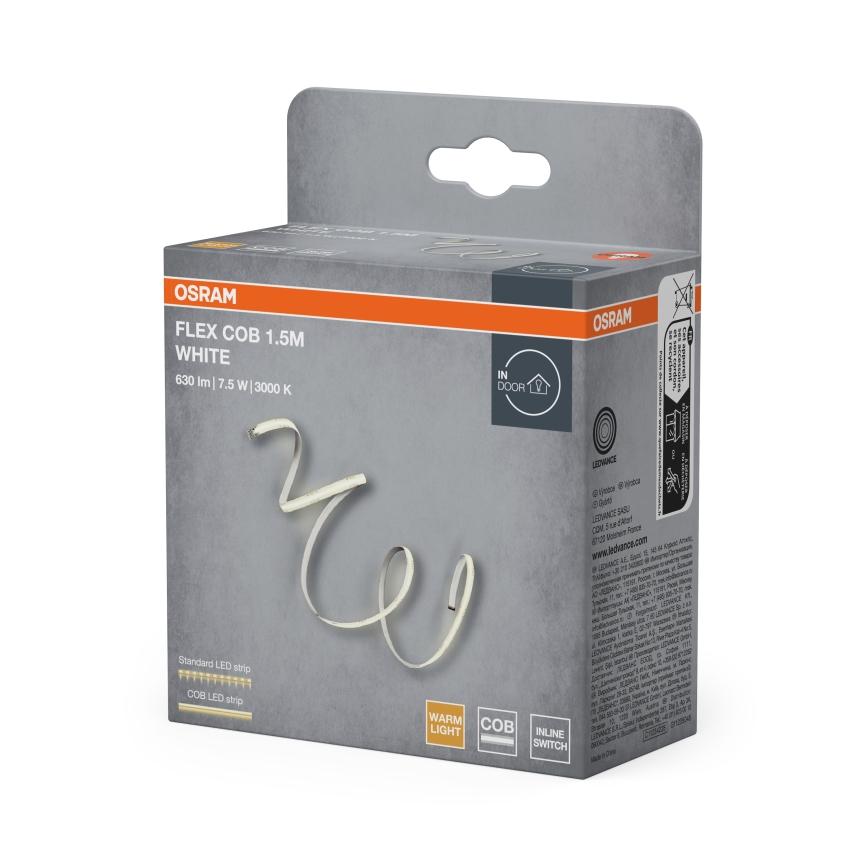 Osram - Taśma LED FLEX COB 1,5m LED/7,5W/230V