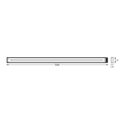 Osram - Taśma LED FLEX COB 5m LED/24W/230V