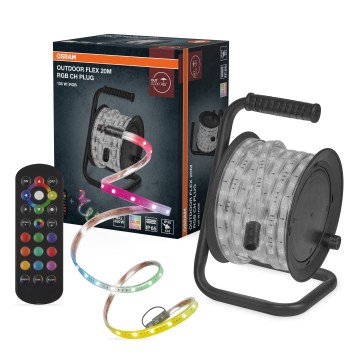 Osram - Taśma LED RGB ściemnialna zewnętrzna FLEX 20m LED/135W/230V IP65 + pilot zdalnego sterowania