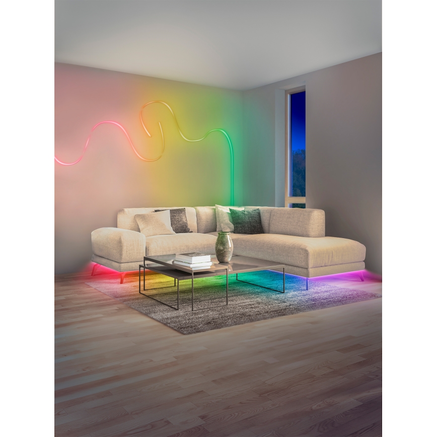 Osram - SMART+ MAGIC Taśma LED RGBW ściemnialna, zewnętrzna, 5 m, 21 W, 230 V, IP44, Wi‑Fi + pilot zdalnego sterowania