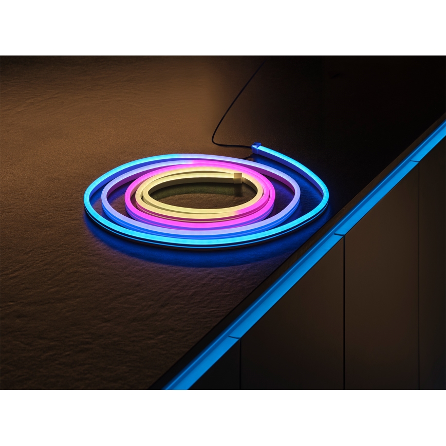 Osram - SMART+ MAGIC Taśma LED RGBW ściemnialna, zewnętrzna, 5 m, 21 W, 230 V, IP44, Wi‑Fi + pilot zdalnego sterowania
