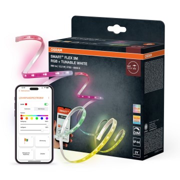 Osram - Taśma LED SMART+ FLEX 3m RGB+TW ściemnialna zewnętrzna LED/12,5W/230V 2700-6500K IP44 Wi-Fi