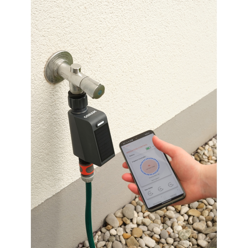 Osram - Zawór nawadniający z panelem solarnym SMART+ IP55 Wi‑Fi