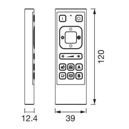 Osram - Zdalny pilot SMART+ 3,7 V Wi-Fi 600 mAh