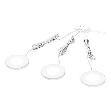 Osram - ZESTAW 3x opraw podszafkowych LED UNDERCABINET 8,5W/230V 3000K białe