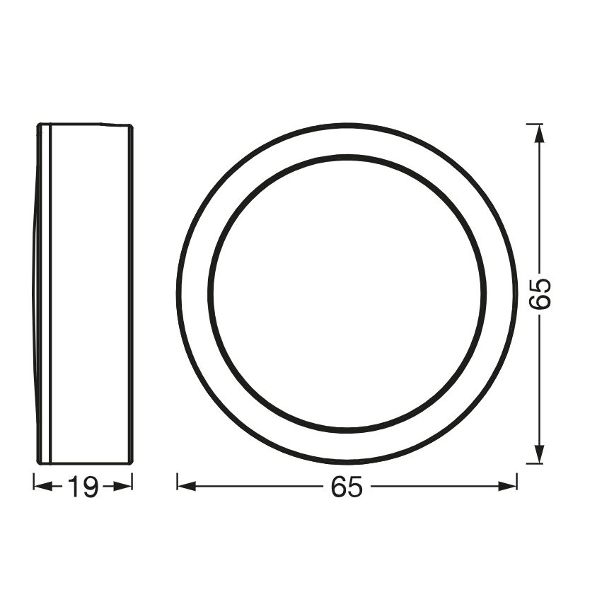 Osram - ZESTAW 3x opraw podszafkowych UNDERCABINET LED/3W/230V 3000K czarne
