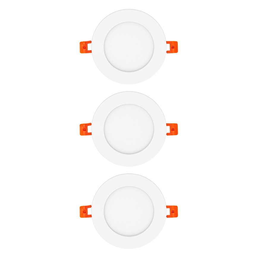 Osram - Zestaw 3x opraw wpuszczanych LED SPOT 8W/230V 3000K, śr. 12 cm, biały