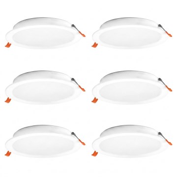 Osram - Zestaw 6 szt. opraw wpuszczanych LED ESSENTIAL LED/18W/230V 4000K śr. 22 cm biały