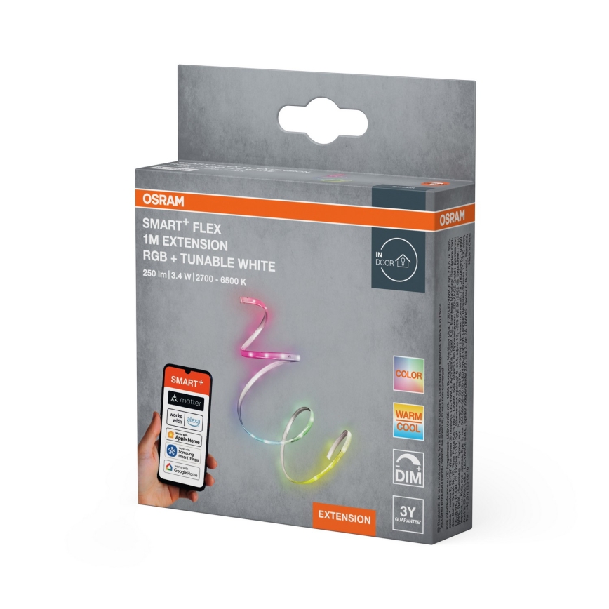Osram - Zestaw rozszerzający do ściemnialnej taśmy LED SMART+ FLEX RGB+TW 1 m LED/3,4W/24V 2700-6500K Wi-Fi