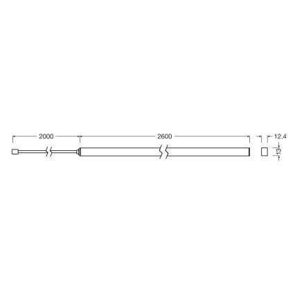 Osram - Zestaw rozszerzający do ściemnianej taśmy LED FLEX ACOUSTIC 2,6m LED/24W/24V