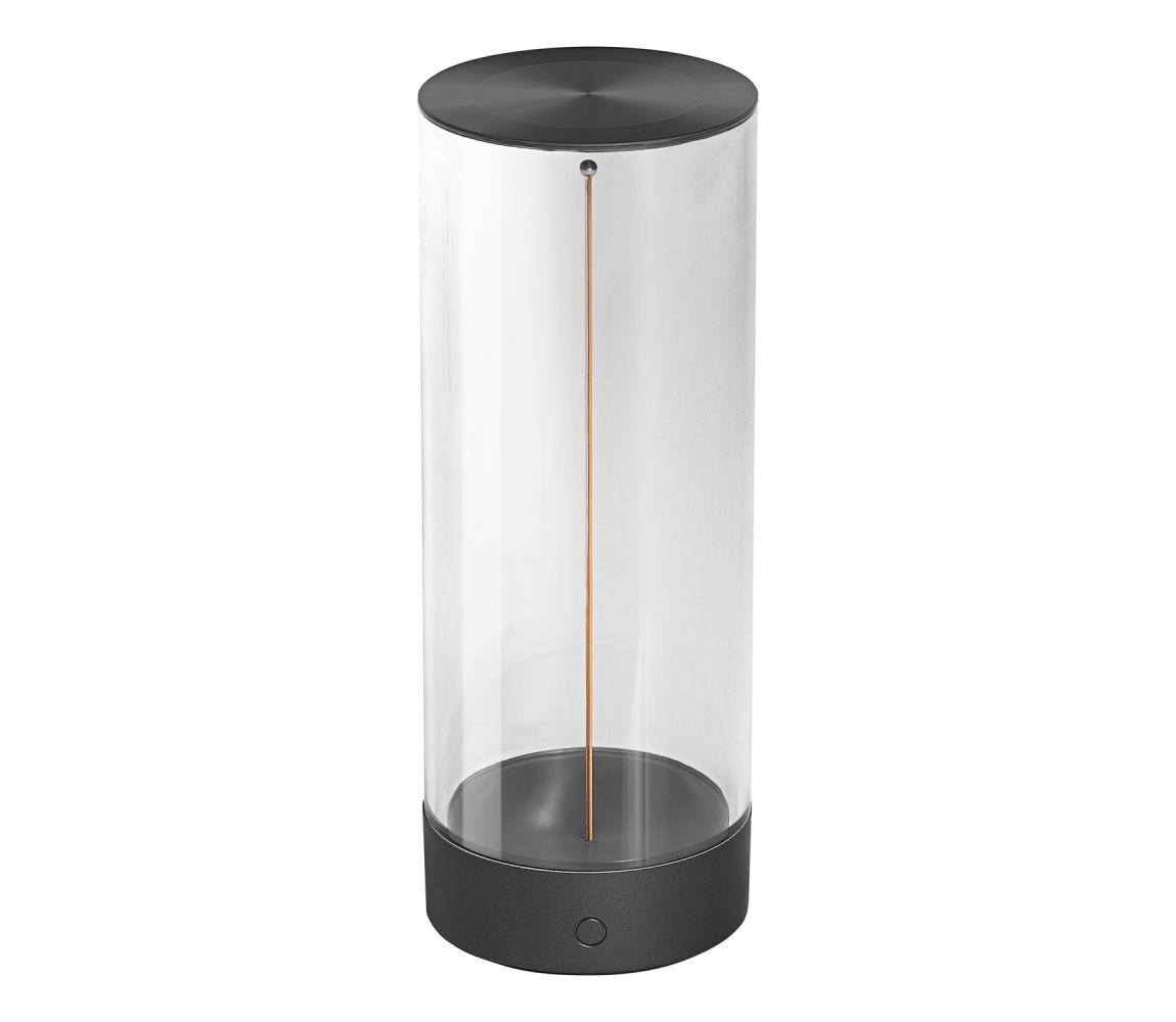 Osram - Zewnętrzna lampa stołowa z dotykowym ściemniaczem ENDURA STYLE LED/1,5W/5V 2500 mAh IP54 antracyt