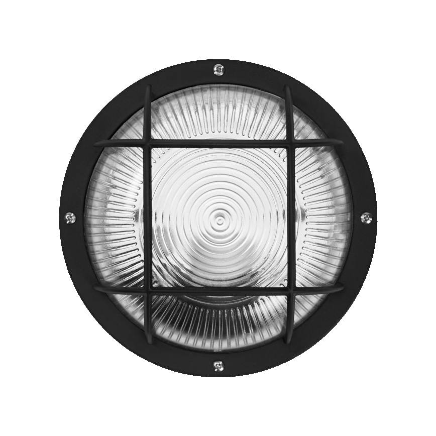 Osram - Zewnętrzna oprawa ścienna BULKHEAD 1xE27/10W/230V, Ø 19 cm, IP54, czarna