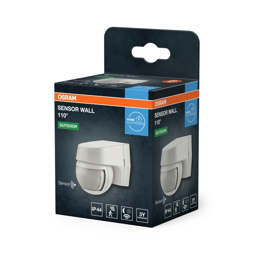 Osram - Zewnętrzny podczerwony czujnik ruchu 230V IP44 biały