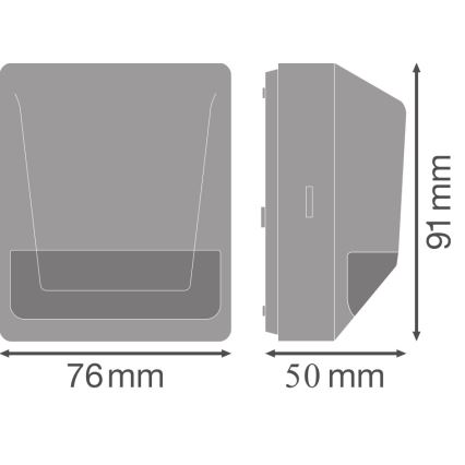 Osram - Zewnętrzny podczerwony czujnik ruchu 230V IP55 biały