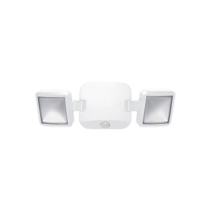 Osram - Zewnętrzny reflektor ścienny LED z czujnikiem BATTERY 2xLED/5W/4xD IP54