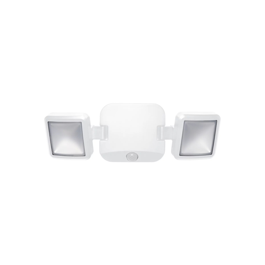 Osram - Zewnętrzny reflektor ścienny LED z czujnikiem BATTERY 2xLED/5W/4xD IP54