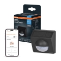 Osram - Zewnętrzny solarny czujnik ruchu SMART+ 3,7V antracyt IP65 Wi-Fi 800 mAh