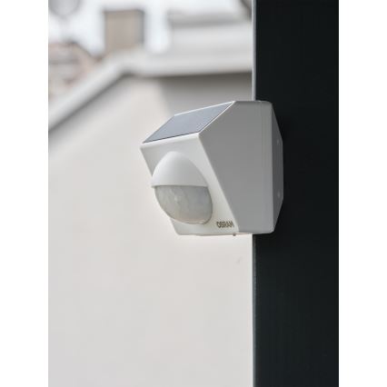 Osram - Zewnętrzny solarny czujnik ruchu SMART+ 3,7V biały IP65 Wi-Fi 800 mAh