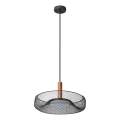Osram - Żyrandol LED na lince DECOR MESH LED/18,5W/230V Ø 40 cm czarny/kauczukowiec
