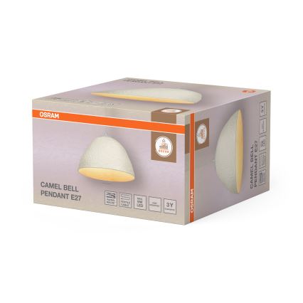 Osram - Żyrandol na lince CAMEL BELL 1xE27/9W/230V śr. 37,5 cm