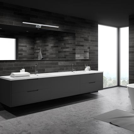 Oświetlenie do lustra łazienkowego SHINE LED/15W/230V 80 cm IP44, błyszczący chrom
