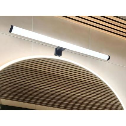 Oświetlenie łazienkowe do lustra LED/12W/230V 59,5 cm IP44 czarne