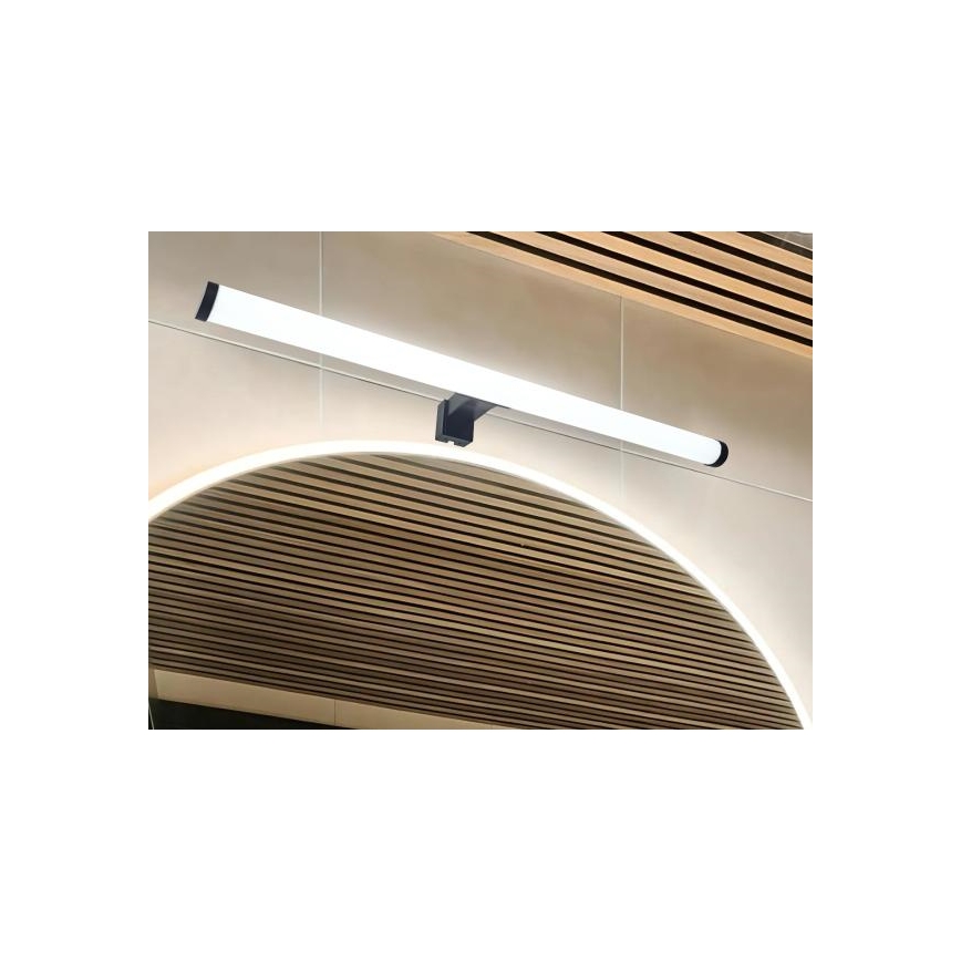 Oświetlenie łazienkowe do lustra LED/12W/230V 59,5 cm IP44 czarne