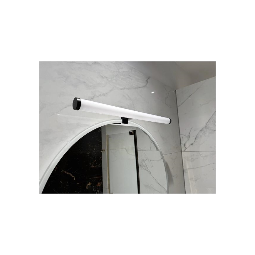 Oświetlenie łazienkowe do lustra LED/12W/230V 59,5 cm IP44 czarne