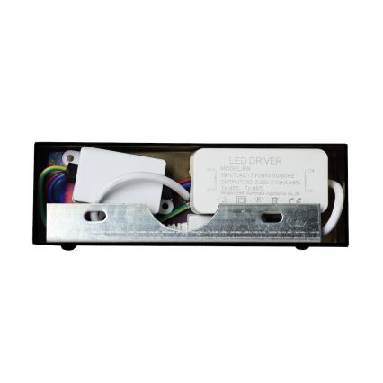 Oświetlenie łazienkowe do lustra KLIMT LED/8W/230V 3000/4000/6000K 40 cm IP44 czarne