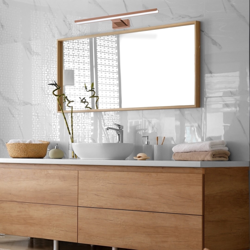 Oświetlenie łazienkowe LED do lustra SHINE LED/13,8W/230V IP44 różowe złoto