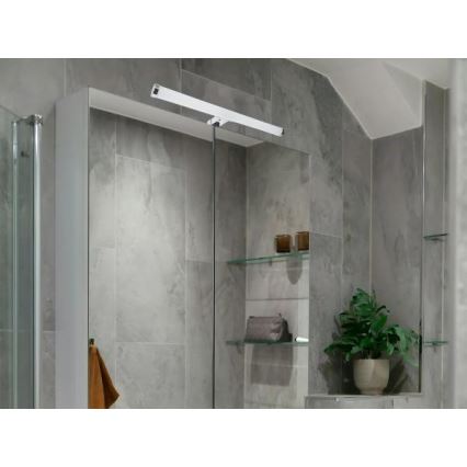 Oświetlenie LED do lustra łazienkowego LED/10W/230V 45 cm IP44 chrom połysk