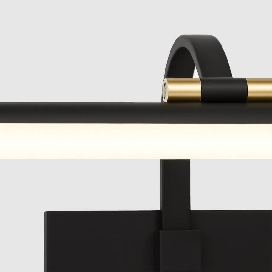 Oświetlenie LED do lustra łazienkowego VINCI LED/12W/230V 40 cm IP44 czarne