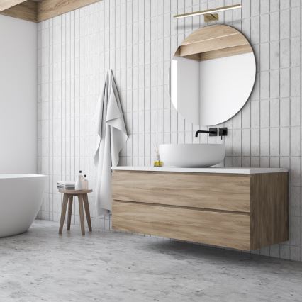 Oświetlenie lustra do łazienki LED SHINE/13,8W/230V 60 cm IP44 mosiądz