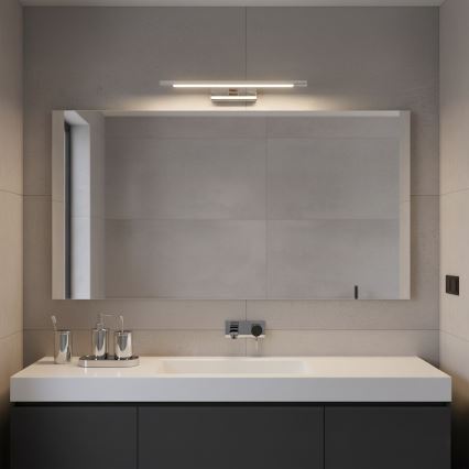 LED Oświetlenie łazienkowe do lustra KLIMT LED/8W/230V 3000/4000/6000K 40 cm IP44 błyszczący chrom