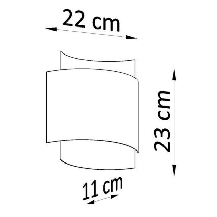 Oświetlenie naścienne IMPACT 1xG9/40W/230V białe