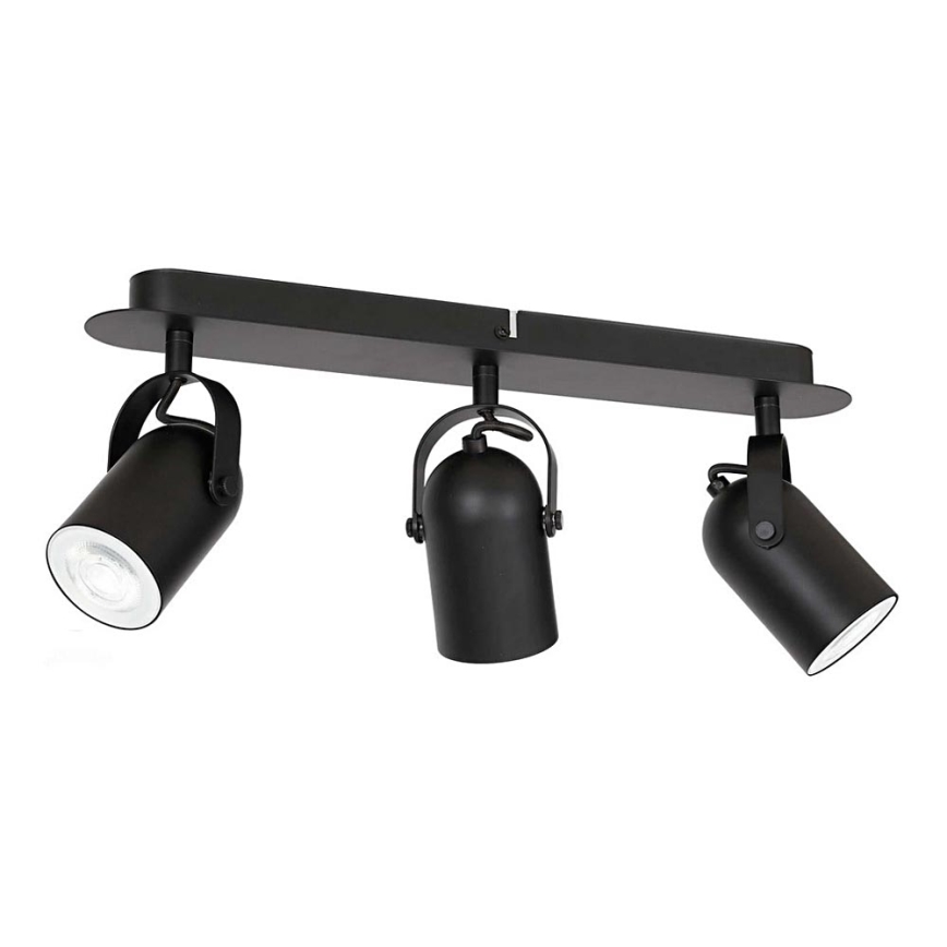 Oświetlenie punktowe AMO 3xGU10/8W/230V czarne