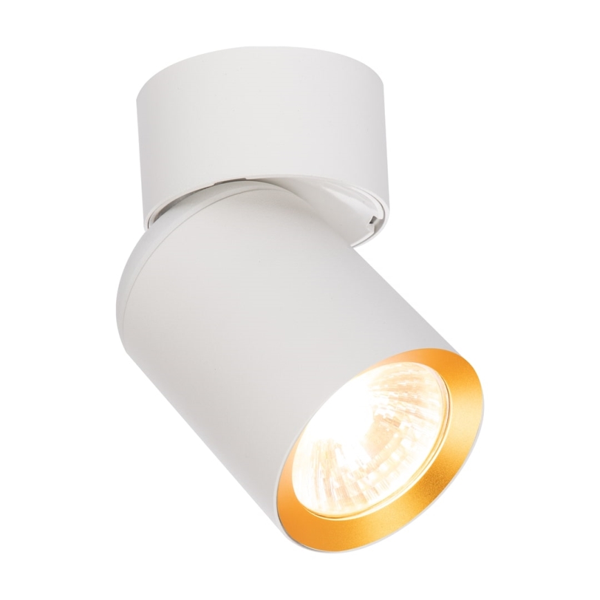 Oświetlenie punktowe ANDY 1xGU10/8W/230V biała +/złoty