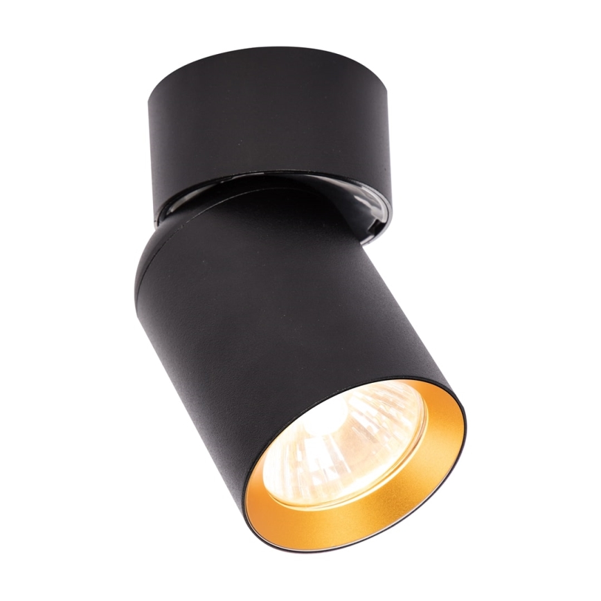 Oświetlenie punktowe ANDY 1xGU10/8W/230V czarne/złote
