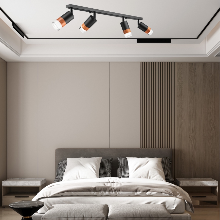 Oświetlenie punktowe AURORA 4xGU10/10W/230V 81 cm