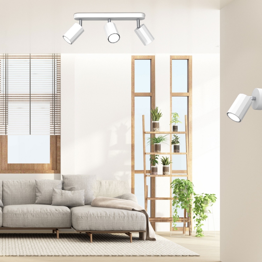 Oświetlenie punktowe BELLO 3xGU10/8W/230V biały