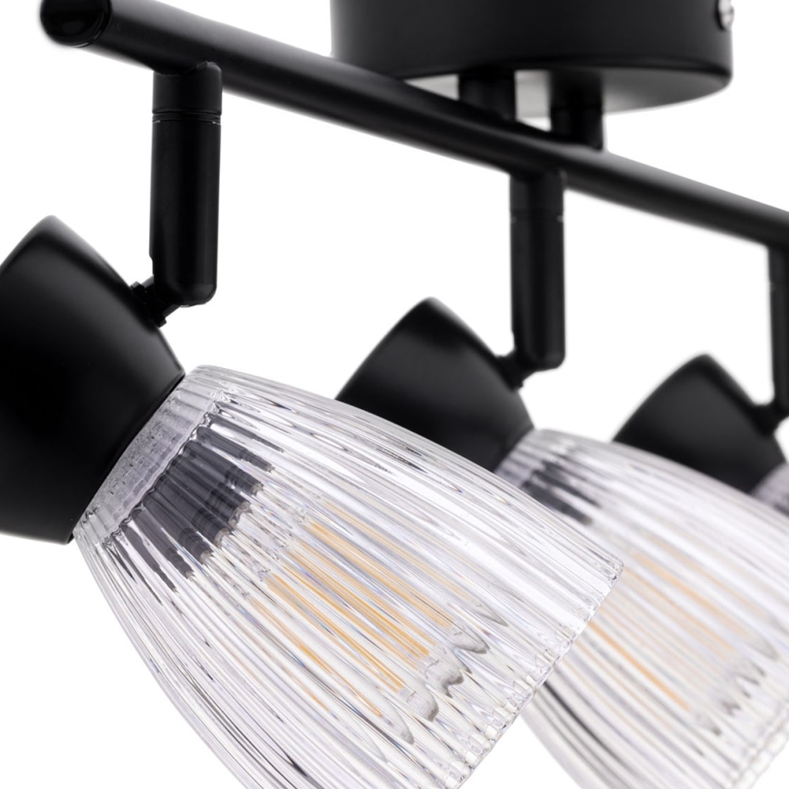 Oświetlenie punktowe BEST 3xE14/40W/230V czarne