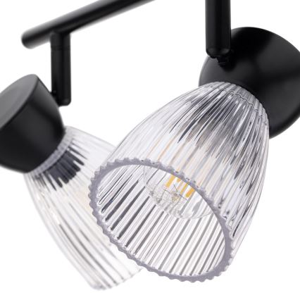 Oświetlenie punktowe BEST 3xE14/40W/230V czarne