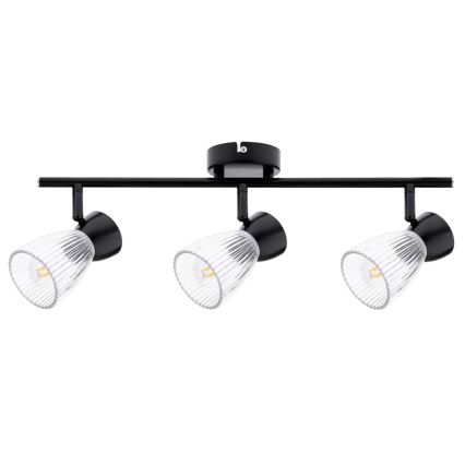 Oświetlenie punktowe BEST 3xE14/40W/230V czarne