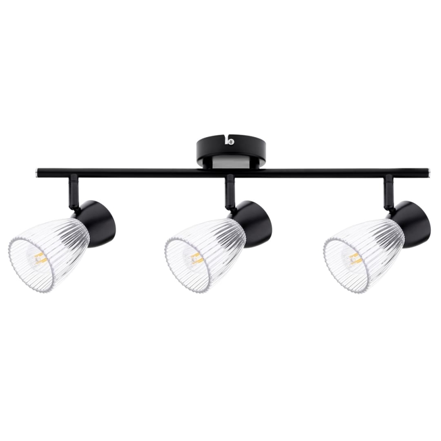 Oświetlenie punktowe BEST 3xE14/40W/230V czarne