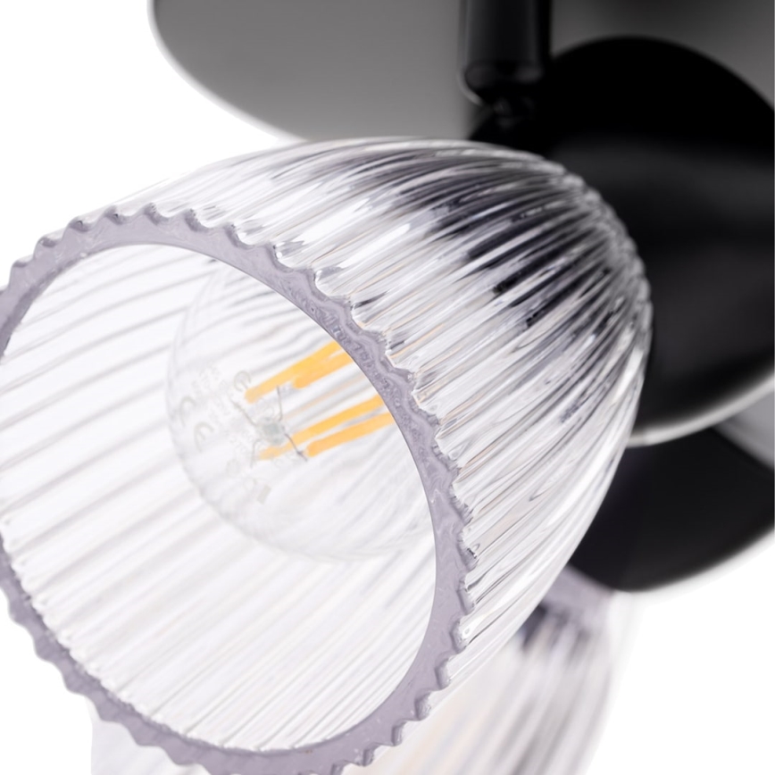 Oświetlenie punktowe BEST 3xE14/40W/230V czarne